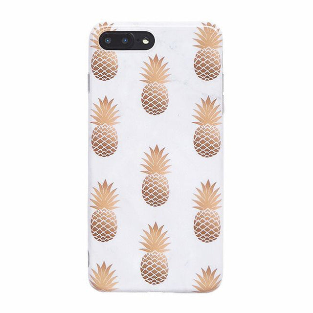 GOLD PINEAPPLE iPhone Case